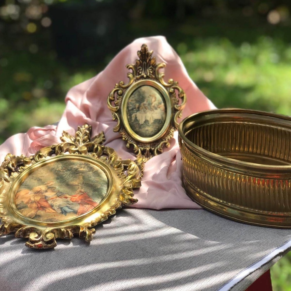 Vintage styled wall hangings